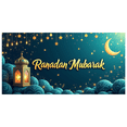 thumbnail image 4 of Ramadan Mubarak Banner Islamic Festival Lantern Moon Backdrop for Eid Decoration Party Supplies Photography Props Ramadan Celebration Event Decor, 4 of 8