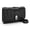 Black, variant on Montana West Quilted Crossbody Bag for Women Small Clutch Purse with Silver Chain, Black