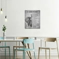 thumbnail image 3 of HFDF Elephant Wall Art spirational Quotes Elephant Pictures Wall Decor Black and White Canvas Prts Artwork Home Office Decorations for Bathroom Livg Room Bedroom Dng Room 16x24inch Framed, 3 of 5