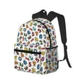 thumbnail image 2 of Rocae Colorful Numbers for Lightweight Casual Backpack Travel Hiking Backpack Carry On Laptop Backpack, 2 of 6