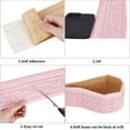 thumbnail image 6 of 265.5 x 3.14in Peel and Stick Wallpaper Border Molding Pink Self Adhesive Flexible 3D Baseboard Trim Mirror Sticky Wall Edging Base Lines Foam for Hotel Home DIY Decor Pink 1set, 6 of 9