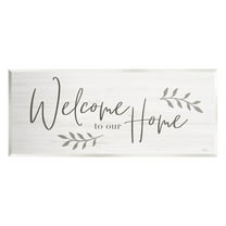Welcome To Our Home Country Sign Typography Graphic Art Unframed Art Print Wall Art