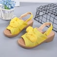 thumbnail image 5 of VerPetridure Bow Knot Platform Sandals Women's Sandals Summer Casual Fish Mouth Sandals, 5 of 5
