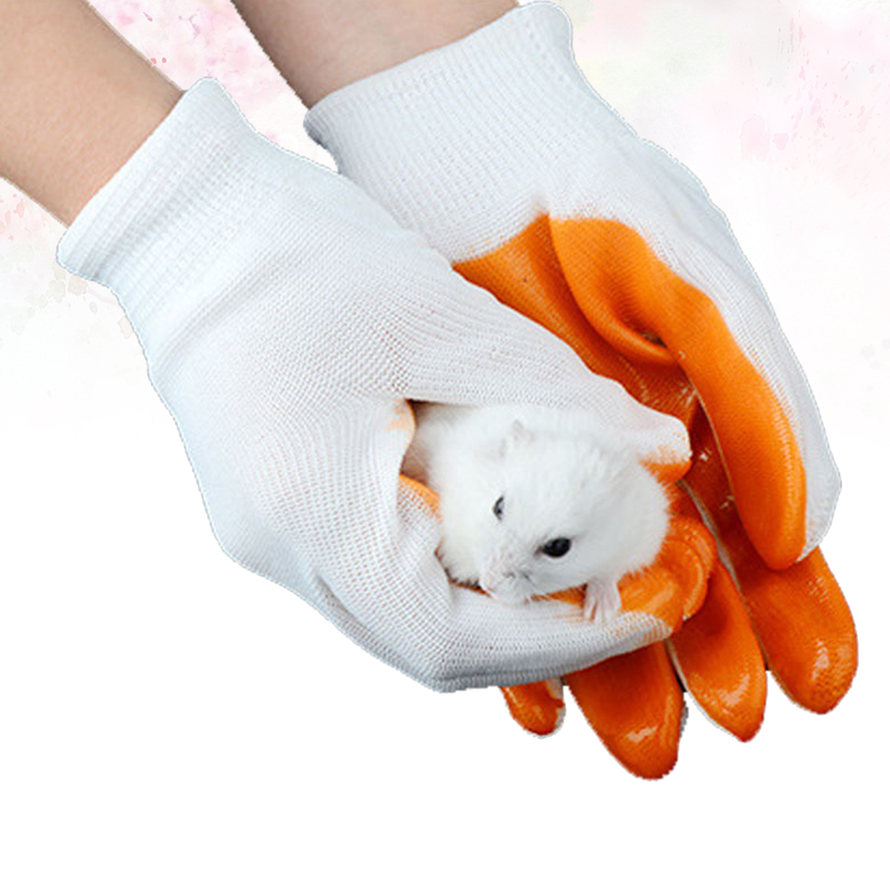 1 Pair of Animals Handling Protection Gloves Thicken AntiBite Scratch