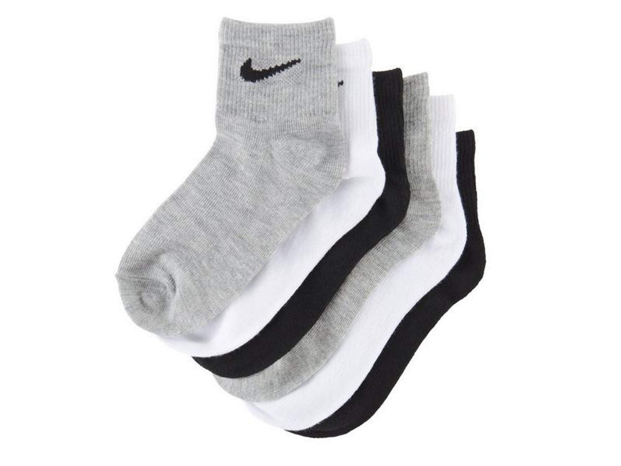 NIKE Young Athletes Kids Socks (6 Pairs),10C-3Y Shoe/ 5-7 Sock Walmart.com