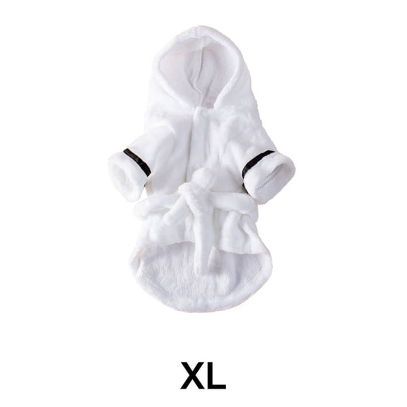 GASTROPOD 2026 New Dog Clothes,Keeps Pets Warm Pet Pajamas,Two-Legged Design Comfortable and Skin-Friendly Pet Hoodies,White,Xl
