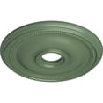 thumbnail image 3 of Ekena Millwork 18 1/8"OD x 3 3/4"ID x 1 1/8"P Bradford Ceiling Medallion (Fits Canopies up to 4 3/8"), Hand-Painted Athenian Green, 3 of 6