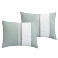 thumbnail image 6 of HGMart Bedding Comforter Set Bed In A Bag - 7 Piece Luxury Embroidery Microfiber Bedding Sets - Oversized Bedroom Comforters, King Size, Mint, 6 of 6