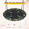 thumbnail image 4 of Heavy-Duty Steel Round Tree Swing, 600D Oxford+PP Cloth, 330LBS Load Adjustable Height for Backyard Park, 4 of 13