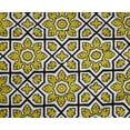 thumbnail image 4 of oneOone Polyester Lycra Yellow Fabric Geometric & Floral Block Sewing Material Print Fabric By The Yard 56 Inch Wide, 4 of 4