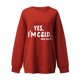 thumbnail image 2 of ICHUANYI Liquidación Moda Mujer Otoño Invierno Carta Impresión Casual Deportes Cuello Redondo Chándales Manga Larga ICHUANYI WER202308256068, 2 of 4