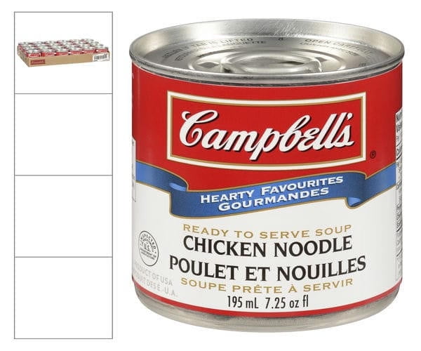 Campbell's Chicken Noodle Soup EZ Open - 195 ml/6.59 oz (24/Case