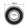 thumbnail image 4 of 6203-2RS Deep Groove Ball Bearing 17mmx40mmx12mm Double Sealed Chrome Steel P6 10pcs, 4 of 4