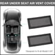 thumbnail image 2 of sweethay 2 piezas Universal asiento trasero flujo rejilla protección ventilación cubierta cubierta para salida de aire cubierta duradera Ventana automotriz, 2 of 6