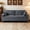 Gray, variant on Arouseden 81" Black Modern Loveseat Sofa,Comfy Modern Small Couch with 2 Back Cushion and 2 Pillows,Cloud Loveseat Couches for Living Room