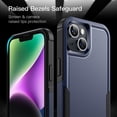 thumbnail image 5 of JETech Case for iPhone 14 6.1-Inch, Heavy Duty Dual-Layer Rugged Protection, Shockproof Protective Tough Phone Cover with Matte Back (Navy), 5 of 6