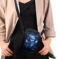 thumbnail image 4 of HELLHERO Mystic Blue Rose Galaxy Crossbody Bags Polyester with Zipper Closed Women Crossbody Bag for Daily Use, 4 of 7