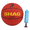 Red, variant on SHAQ 29.5" Official Size 7 Basketball for Outdoor Indoor Durable Basket ball Official Shaq Youth Basketball Equipment for Kids