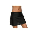 thumbnail image 6 of Charmo Women's Swim Skirt High Waist Swim Skirt with Briefs Bikini Tankini Bottom Solid Swimdress Skirt, 6 of 7