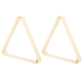 thumbnail image 2 of Marco De Bola De Billar, Trípode Triangular De Billar Ligero De Estilo Vintage Blanco Fácil De Almacenar 2 Piezas Para El Hogar ANGGREK Snooker Ball Triangular Rack, 2 of 8