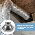 thumbnail image 4 of RUNROTOO Hood Vents for Kitchen Stainless Steel Round Ventilation Cover 1 Set, 4 of 8