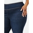 thumbnail image 4 of Sofia Jeans Women's Plus Size Melisa Curvy Flare Pull-On Jeans, 4 of 6