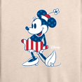 thumbnail image 3 of Disney - Americana - Minnie Flag Pattern - Women's Lightweight French Terry Long Sleeve Shirt, 3 of 5