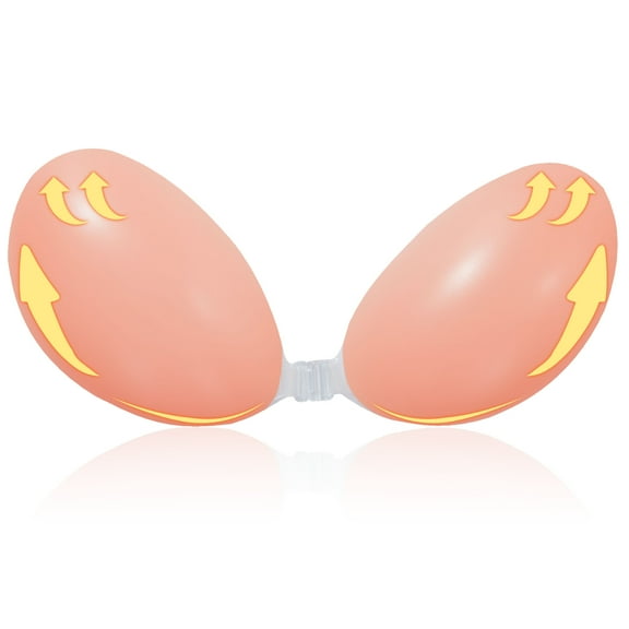Strapless Adhesive Bra Push Up Sticky Bra Invisible Backless Stick On Bras for Women