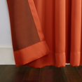 thumbnail image 4 of Sun Zero Barrow Energy Efficient Grommet Single Curtain Panel, 54 Inches x 84 Inches, Tangerine Orange, 4 of 5