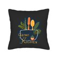 thumbnail image 4 of Set of 2 Decorative Throw Pillow Covers 18x18in - Elegant Home Kitchen Design with Utensils Herbs and Strawberry - Perfect for Couch Bed Car, 4 of 8