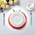 thumbnail image 5 of IAUYY Set of 6 Round Placemats for Dining Tables Heat-Resistant and Wear-Resistant DIY Printing Design Table Placemats，Applicable for Christmas Tomato Details, 5 of 7