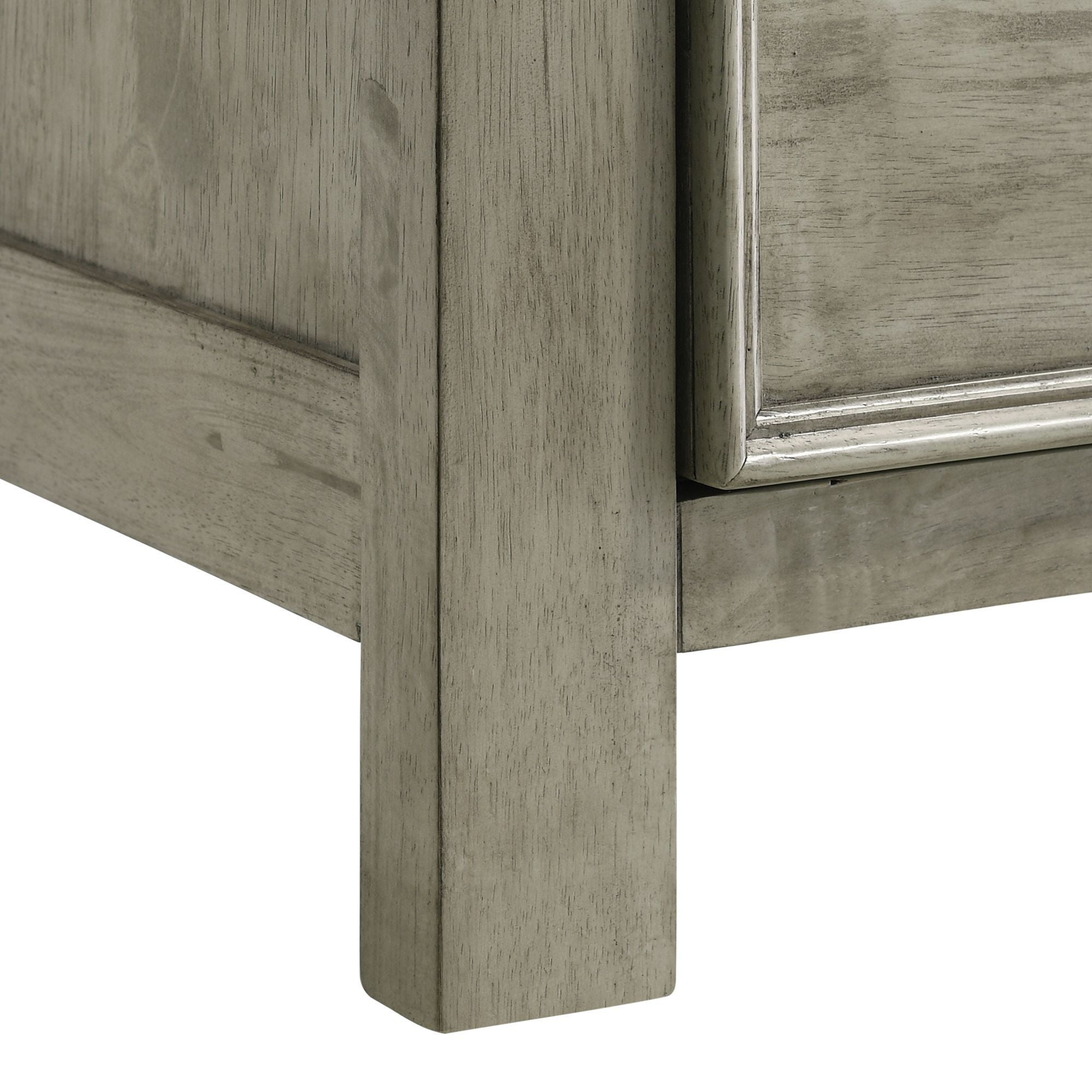 Picket House Furnishings Damen 3-Drawer Nightstand in Drift Grey