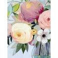 thumbnail image 2 of Popp, Grace 12x14 White Modern Wood Framed Museum Art Print Titled - Georgia Bouquet I, 2 of 4