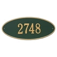thumbnail image 1 of Whitehall 4009GG Madison Oval - Estate Wall - One Line- Green/Gold, 1 of 1