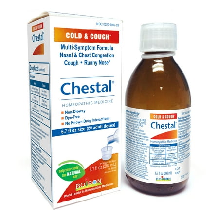 Boiron Chestal Cough Syrup 6.7 fl oz, Homeopathic Medicine for Cough & Cough (What's The Best Cough Syrup)