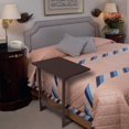 thumbnail image 3 of GoDecor L Shape Drink Table Snack Tray Slide Laptop Desk Couch Sofa Table,Coffee, 3 of 4