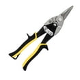 thumbnail image 3 of 10 Inch Aviation Tin Snips, Heavy Duty Metal Cutter Shears for Cutting Sheet Metal, Straight Cut, Chrome Steel,1 x 10inch Aviation Tin Snips,Yellow, 3 of 6