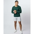 thumbnail image 5 of Real Essentials 3 Pack: Men's Cotton Performance Long Sleeve Crew Neck Pocket T-Shirt Athletic Top (Available in Big & Tall), 5 of 7