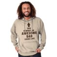 thumbnail image 5 of Fathers Day Looks Like Awesome Dad Hoodie Hooded Sweatshirt Men Brisco Brands 3X, 5 of 6