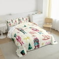 thumbnail image 3 of Feelyou Christmas Nutcracker Bedding Comforter Set for Kid, Dreamy Princess Castle Twin Comforter Sets, Cartoon Bowknot Reversible Bedding Set, Luxury Bedroom Decor, 2pcs, 3 of 8
