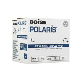 Boise BCC8011 POLARIS Premium Color Copy Paper, 80lb, 98 Bright, 8-1/2 x  11, White, 250 Sheets - BCC-8011