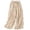 e-303Beige71, variant on ANINEO Women Casual Wide Leg Pants With Embroidery Elastic Waist Flowy Straight Hem Summer Versatile Linen Trousers Solid Color Fashionable Daily Female Slacks