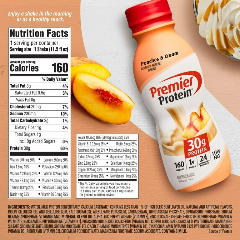 Premier Protein Shake 30g Protein 1g Sugar 24 Vitamins Minerals Nutrients  to Support Immune Health For keto diet , Chocolate, 11.5 Fl Oz (Pack of  12)