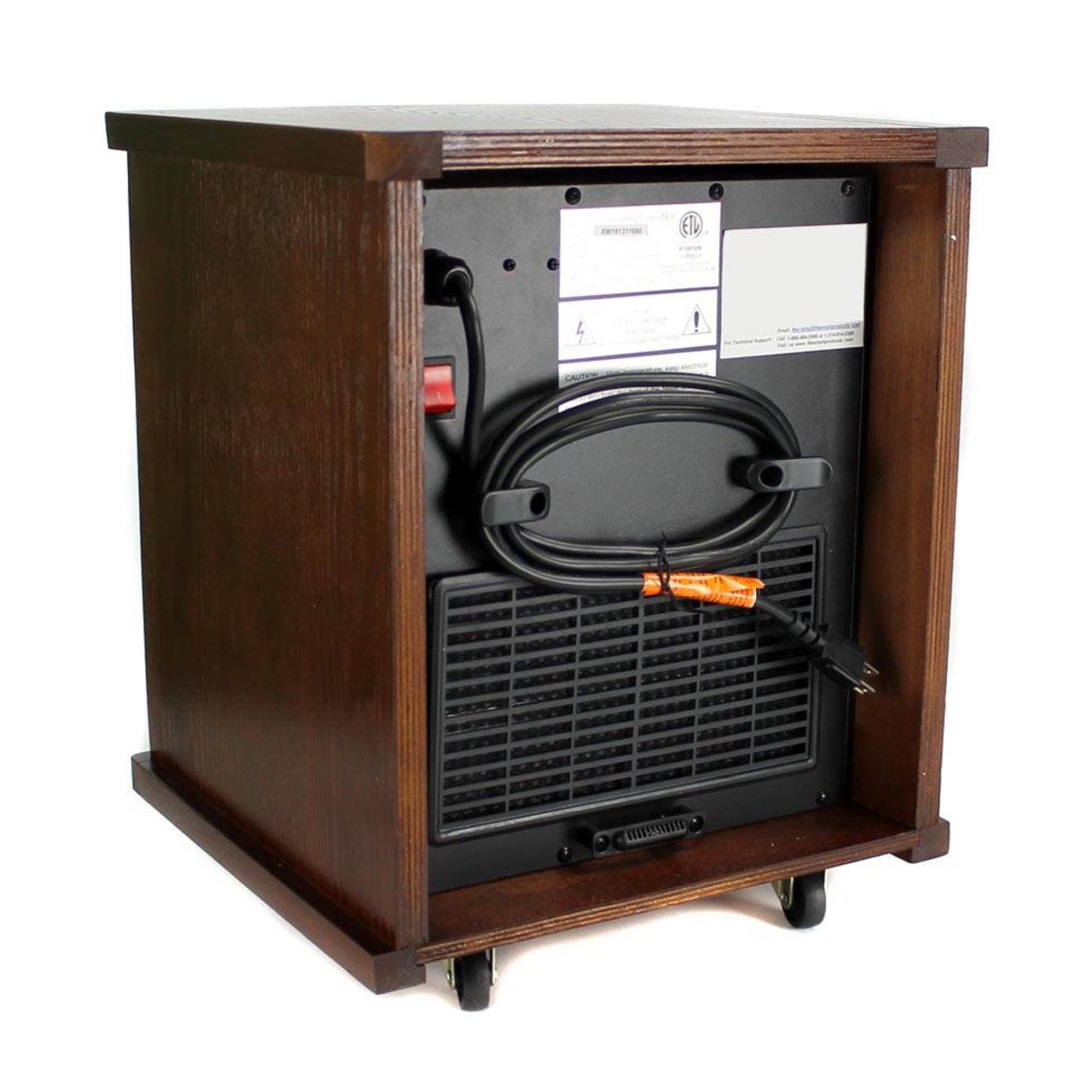 Powerful 1500-Watt 6-Element Infrared shops Quartz Room Heater With Wheels & Remote