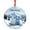 Sky Blue, variant on SUSHANG Ski Theme Clear Acrylic Christmas Ornaments - Durable Shatterproof Decor with Winter Sports Design, Long-Lasting Holiday Baubles for Seasonal Tree Displays Year After Year