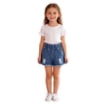 thumbnail image 4 of Girls Denim Shorts For Everyday Comfort And Easy Care – Knee Graze Ready Jeans Shortpants For Kids, 4 of 6
