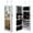 White, variant on Giantex Wall/Door Mounted Jewelry Cabinet Armoire, Lockable Armoire Cabinet w/ Full Length Mirror, 2 LED Lights, Adjustable Hanging Hooks, Jewelry Organizer for Dressing Make-up (Brown)