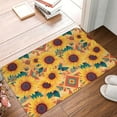 thumbnail image 4 of Honeii Bohemian Sunflower Pattern Door Mat, Welcome Door Mats Outdoor Indoor, Stain and Fade Resistant, Non-Slip Entry Matfor Bedroom, Bathroom, Kitchen, 4 of 7