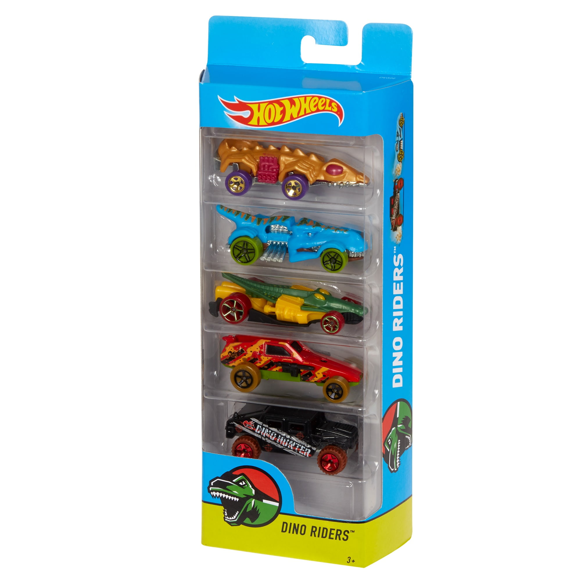 hot wheels dino riders 5 pack