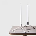 thumbnail image 3 of 3D Portavelas candeliere de Tealight Geométrico de Metal Duradero Decoración Blanco Soledad Tenedor de vela geométrica 3D, 3 of 10